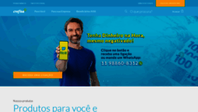 What Crefisinha.com.br website looked like in 2021 (3 years ago)