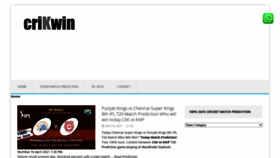 What Crikwin.com website looked like in 2021 (3 years ago)