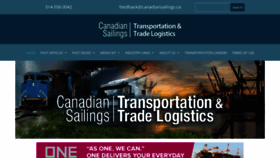 What Canadiansailings.ca website looked like in 2021 (3 years ago)