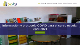 What Colegioruralsendas.com website looked like in 2021 (3 years ago)