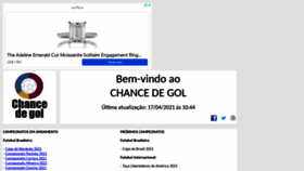 What Chancedegol.com.br website looked like in 2021 (3 years ago)