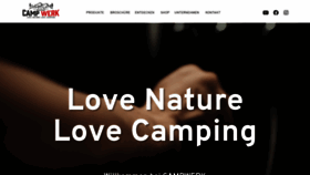 What Campwerk.com website looked like in 2021 (3 years ago)