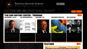 What Chiphistory.org website looked like in 2021 (4 years ago)