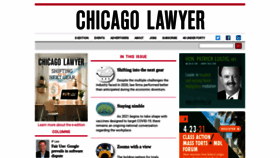 What Chicagolawyermagazine.com website looked like in 2021 (3 years ago)