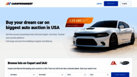 What Carsfromwest.com website looked like in 2021 (3 years ago)