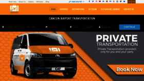 What Cancunairporttransportations.com website looked like in 2021 (3 years ago)