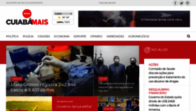 What Cuiabamais.com.br website looked like in 2021 (3 years ago)