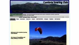 What Cumbriasoaringclub.co.uk website looked like in 2021 (3 years ago)
