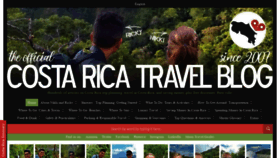 What Costaricatravelblog.com website looked like in 2021 (3 years ago)
