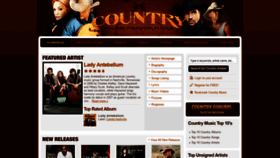 What Countrymusicperformers.com website looked like in 2021 (3 years ago)