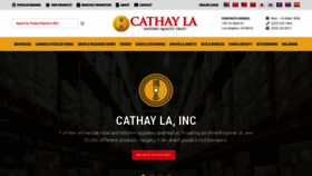What Cathayla.com website looked like in 2021 (3 years ago)