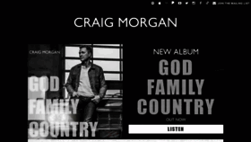 What Craigmorgan.com website looked like in 2021 (3 years ago)