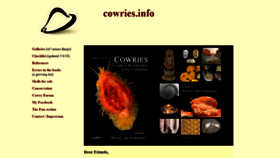 What Cowries.info website looked like in 2021 (3 years ago)