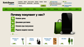 What Caseberry.ru website looked like in 2021 (3 years ago)