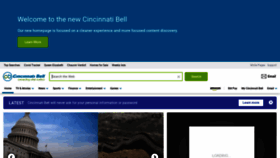 What Cincinnatibell.net website looked like in 2021 (4 years ago)