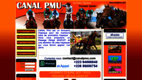 What Canalpmu.com website looked like in 2021 (3 years ago)