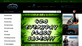 What Cloud9smokeco.com website looked like in 2021 (3 years ago)