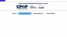 What Cpapmexico.com website looked like in 2021 (3 years ago)