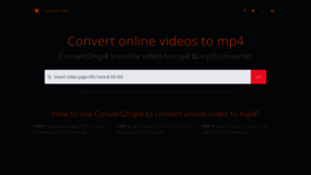 What Convert2mp4.top website looked like in 2021 (3 years ago)