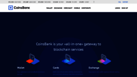 What Coinsbank.com website looked like in 2021 (3 years ago)