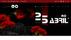 What Cm-silves.pt website looked like in 2021 (2 years ago)
