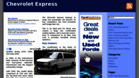 What Chevroletexpress.net website looked like in 2011 (13 years ago)