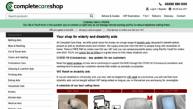 What Completecareshop.co.uk website looked like in 2021 (3 years ago)