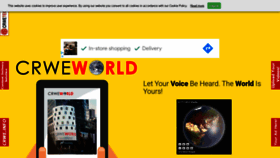 What Crweworld.com website looked like in 2021 (2 years ago)