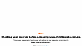 What Christianjobs.com.au website looked like in 2021 (2 years ago)