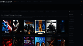 What Cinecalidad.tv website looked like in 2021 (3 years ago)