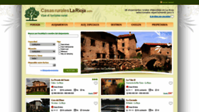 What Casasruraleslarioja.com website looked like in 2021 (3 years ago)