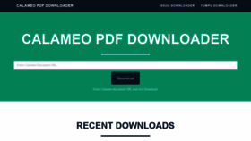 What Calameo.pdf-downloader.com website looked like in 2021 (3 years ago)