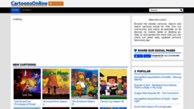 What Cartoonsonline.la website looked like in 2021 (3 years ago)
