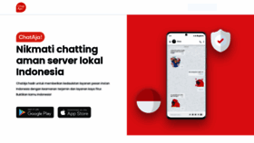 What Chataja.co.id website looked like in 2021 (3 years ago)