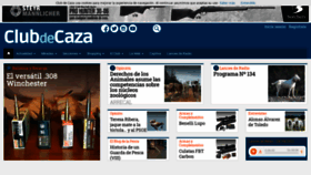 What Club-caza.com website looked like in 2021 (3 years ago)