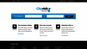 What City-visitor.com website looked like in 2021 (2 years ago)