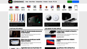 What Consomac.fr website looked like in 2021 (3 years ago)