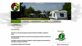 What Camping-club-kf.de website looked like in 2021 (3 years ago)