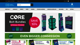 What Core-retail.com website looked like in 2021 (3 years ago)
