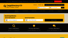 What Cargodirectory.co website looked like in 2021 (3 years ago)