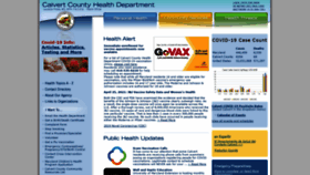 What Calverthealth.org website looked like in 2021 (2 years ago)