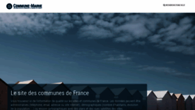 What Commune-mairie.fr website looked like in 2021 (3 years ago)