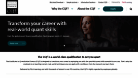 What Cqf.com website looked like in 2021 (3 years ago)