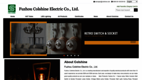 What Colshine.com website looked like in 2021 (3 years ago)