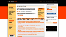 What Croatiabiz.com website looked like in 2021 (3 years ago)
