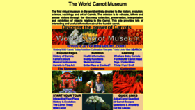 What Carrotmuseum.co.uk website looked like in 2021 (4 years ago)