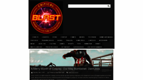 What Criticalblast.com website looked like in 2021 (3 years ago)