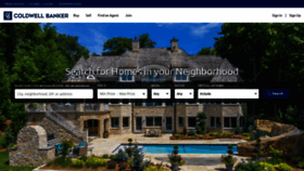 What Coldwellbanker.com website looked like in 2021 (3 years ago)