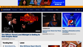 What Comicbook.com website looked like in 2021 (3 years ago)