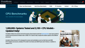 What Cpubenchmark.net website looked like in 2021 (5 years ago)